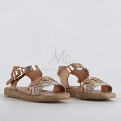 Chloé - Sandales fille en Bronze