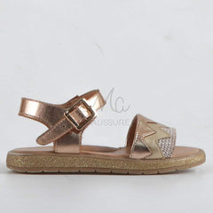 Chloé - Sandales fille en Bronze