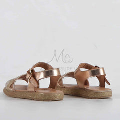 Chloé - Sandales fille en Bronze