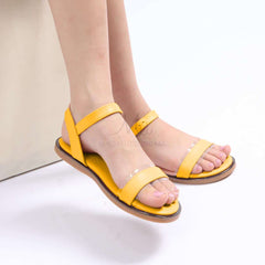 Sweety - Sandales fille - Moutarde