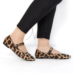 Glamour - Ballerines Femmes en Leopard