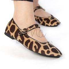 Glamour - Ballerines Femmes en Leopard