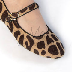 Glamour - Ballerines Femmes en Leopard