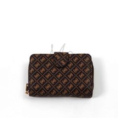 Monogramme - Portefeuille en Coffee