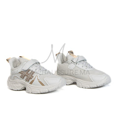 FlexRun - Baskets enfants en Kaki