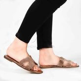 Marigold Sandales plates en Bronze