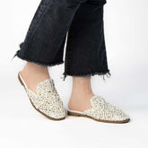 Riviera - Mules Femmes en Blanc