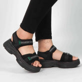 Dyna - Sandales à plateforme en Noir