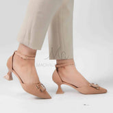 Pyrite - Escarpins femmes en Kaki