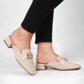 Funda - Mules Femmes en Beige