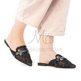 Janessa - Mules femmes en Noir