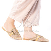 Janessa - Mules femmes en Kaki