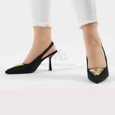 FLAVIA - Escarpin à talon en Noir