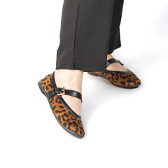 FARAH - Ballerines Femmes en Leopard
