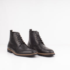 Brave sight boots hommes -Cuir Noir