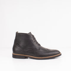 Brave sight boots hommes -Cuir Noir