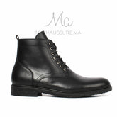 HIKER - Bottines à lacets - Noir