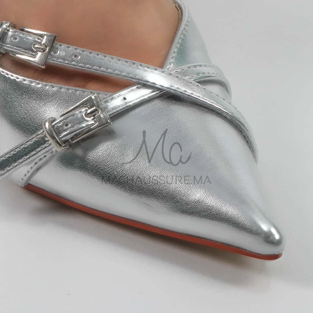 Tourmaline - Escarpins femmes en Argenté