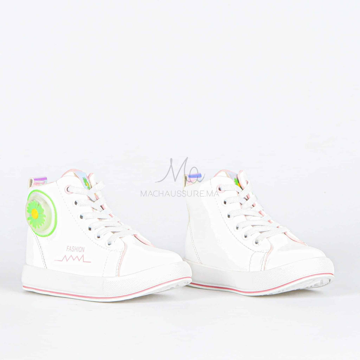 EVER - Baskets fille en Blanc