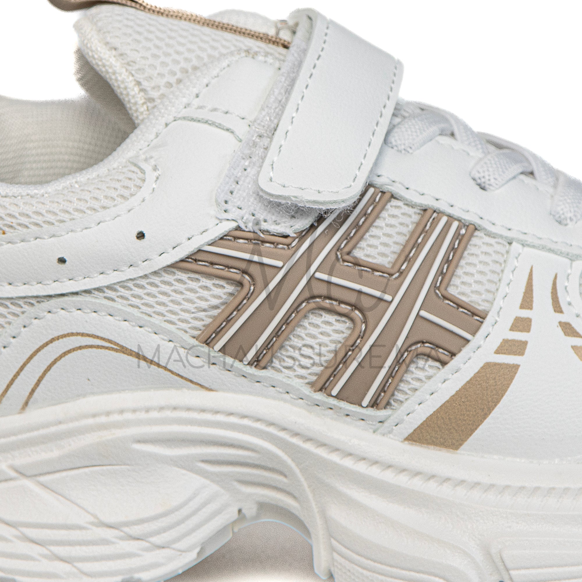 FlexRun - Baskets enfants en Kaki