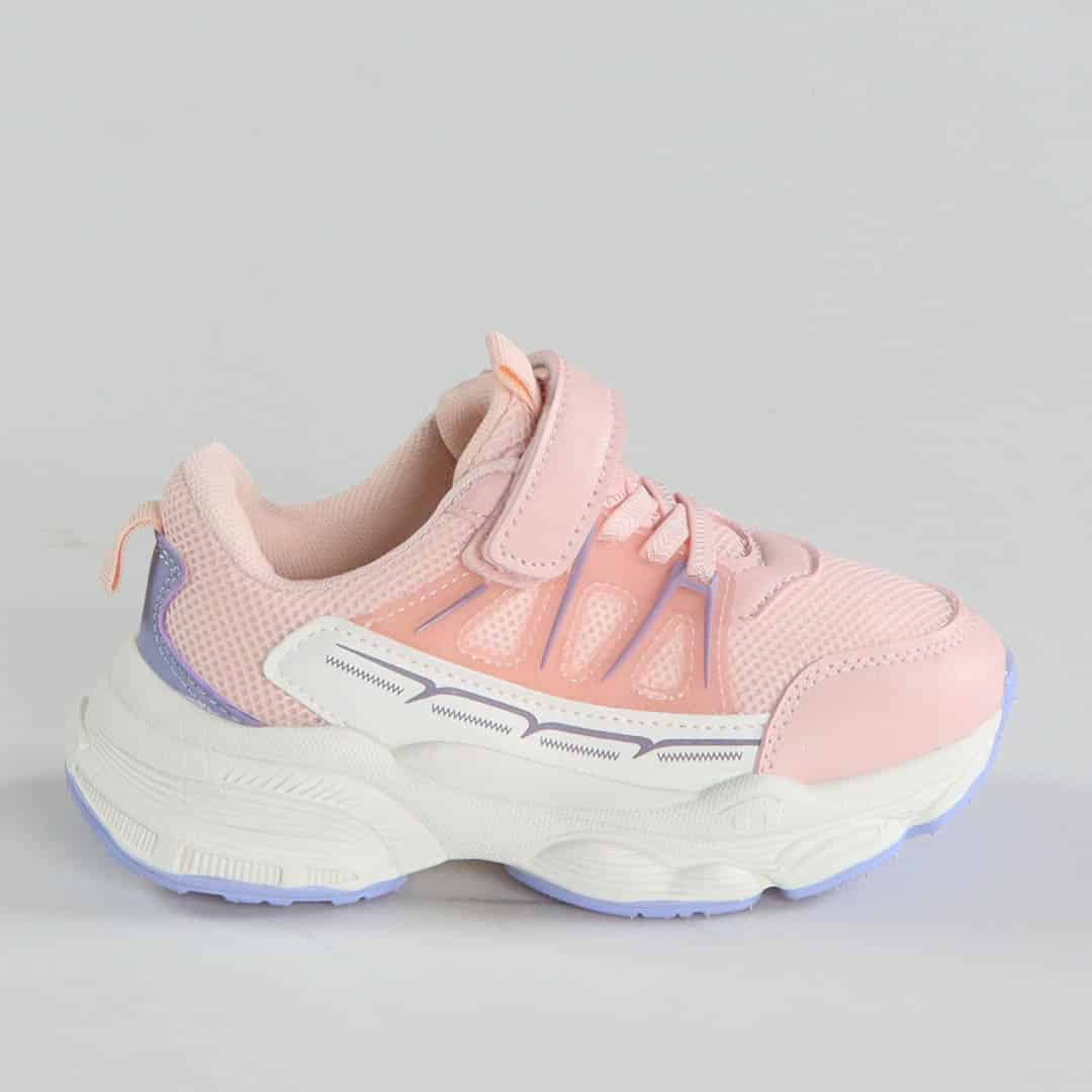 Deniz - Baskets Enfants en Rose