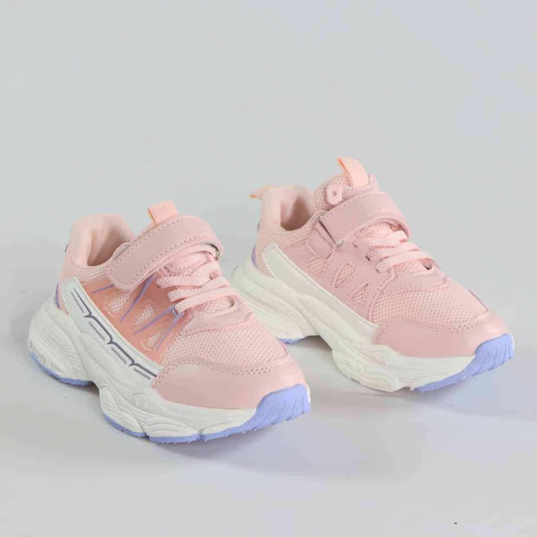 Deniz - Baskets Enfants en Rose