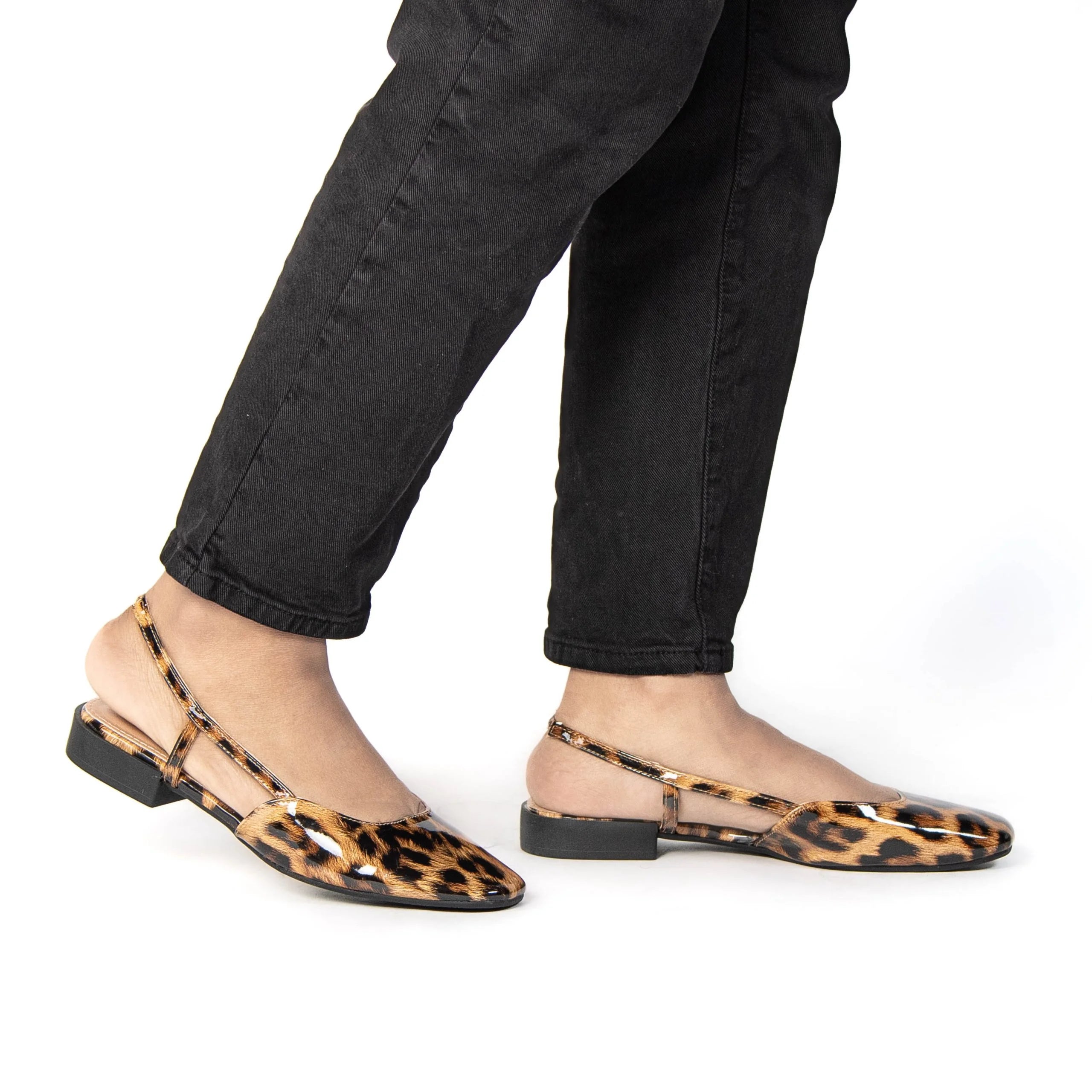 LOLA - Escarpins à bride plat en Leopard