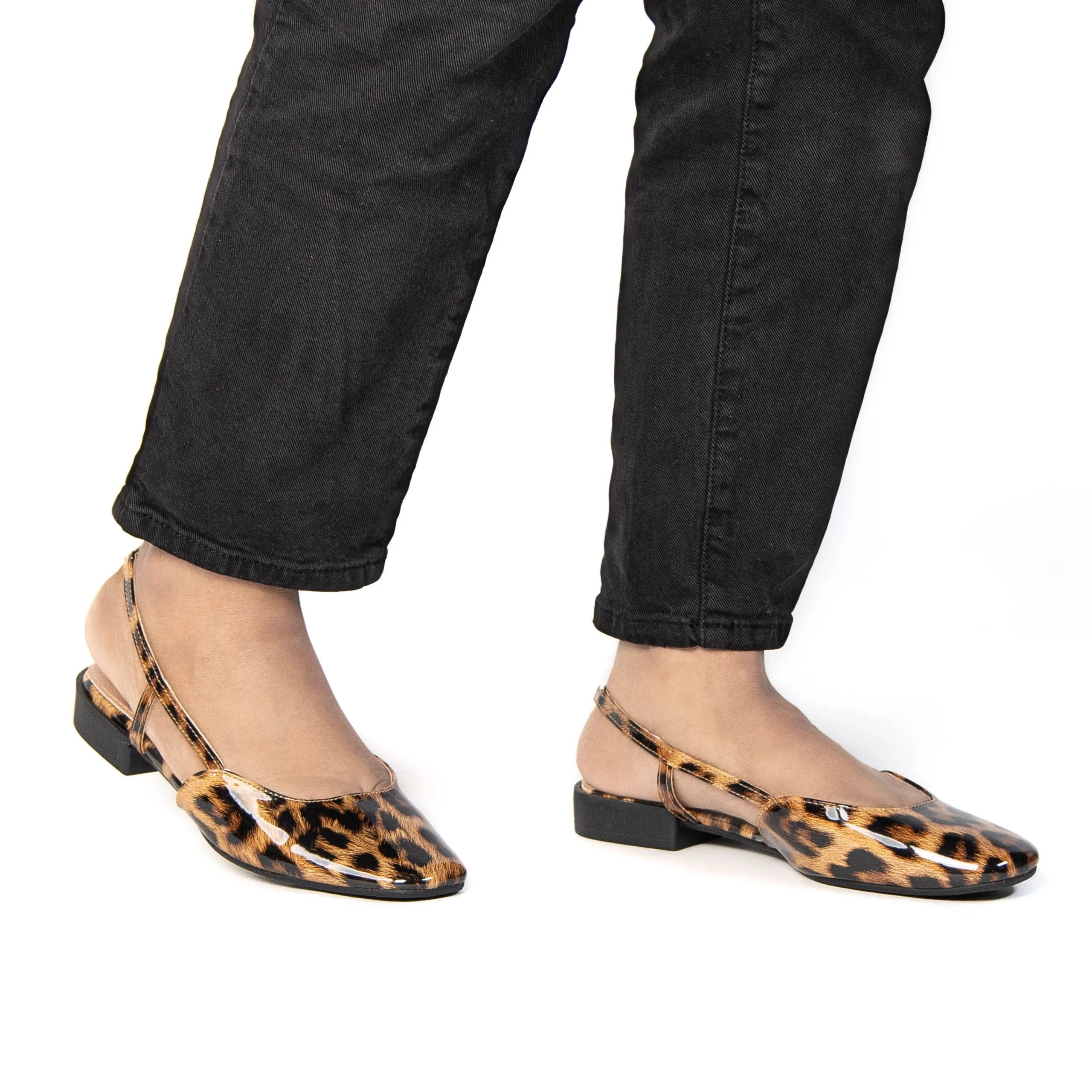 LOLA - Escarpins à bride plat en Leopard