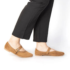 FARAH - Ballerines Femmes en Tabac