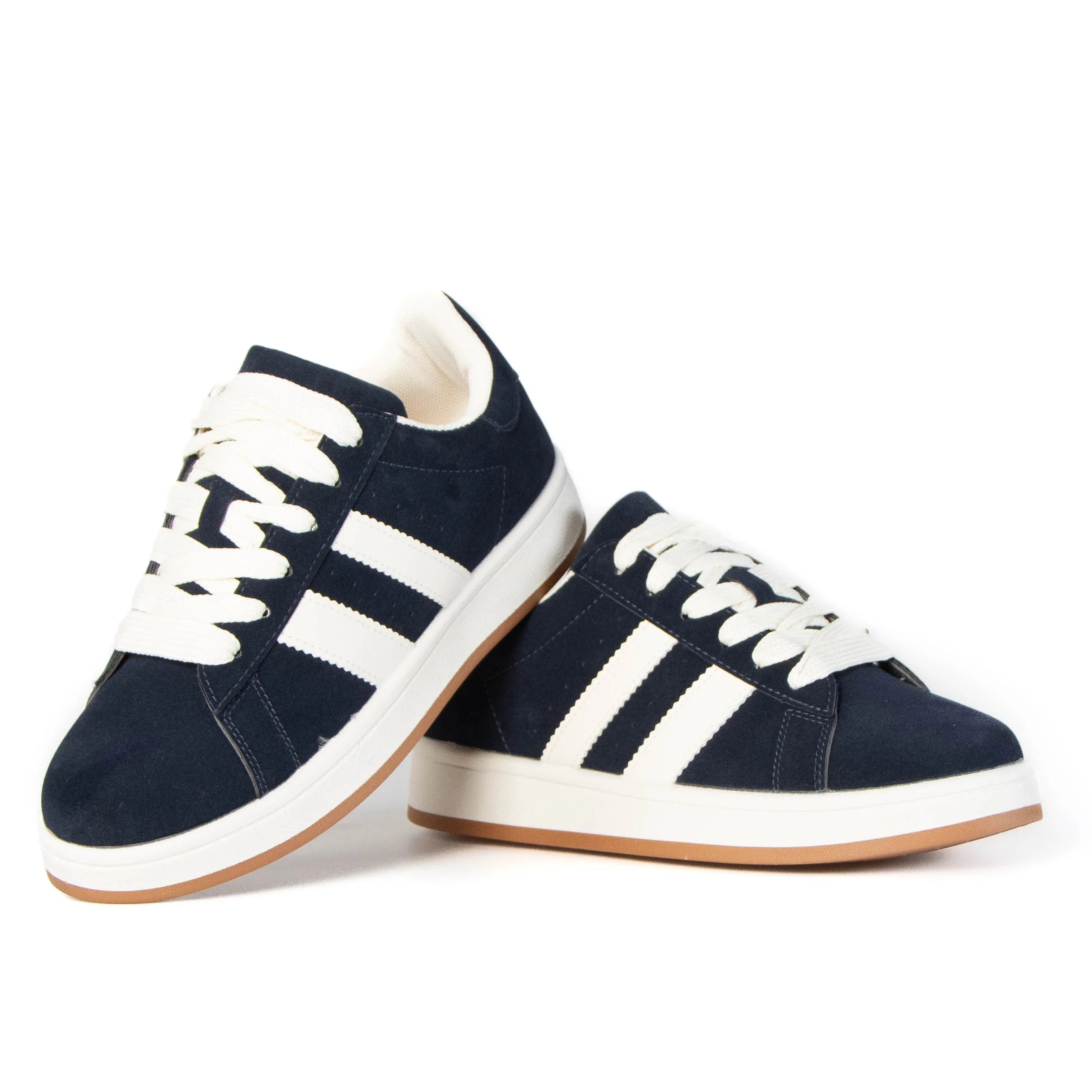 SCOTT - Baskets Hommes en Bleu Marine