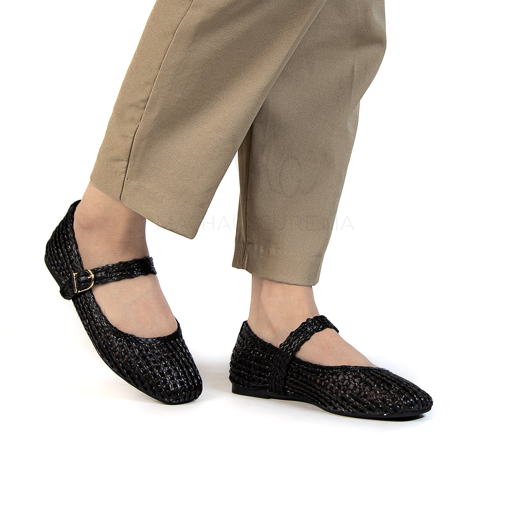 Suhaila - Ballerines Femmes en Noir