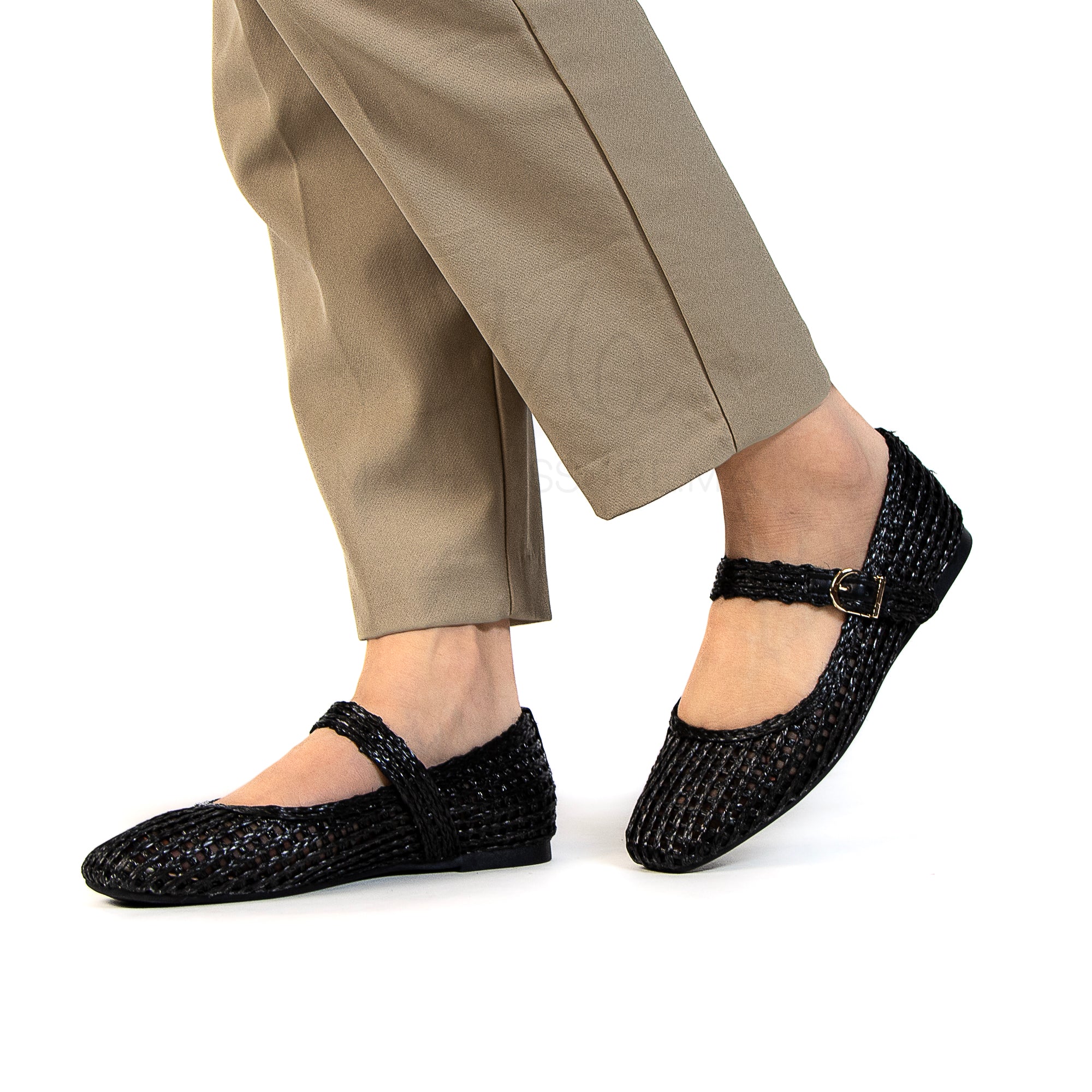 Suhaila - Ballerines Femmes en Noir