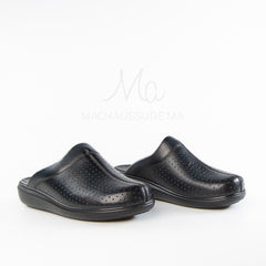 Ortho - Sabots Médical 100% Cuir en Bleu