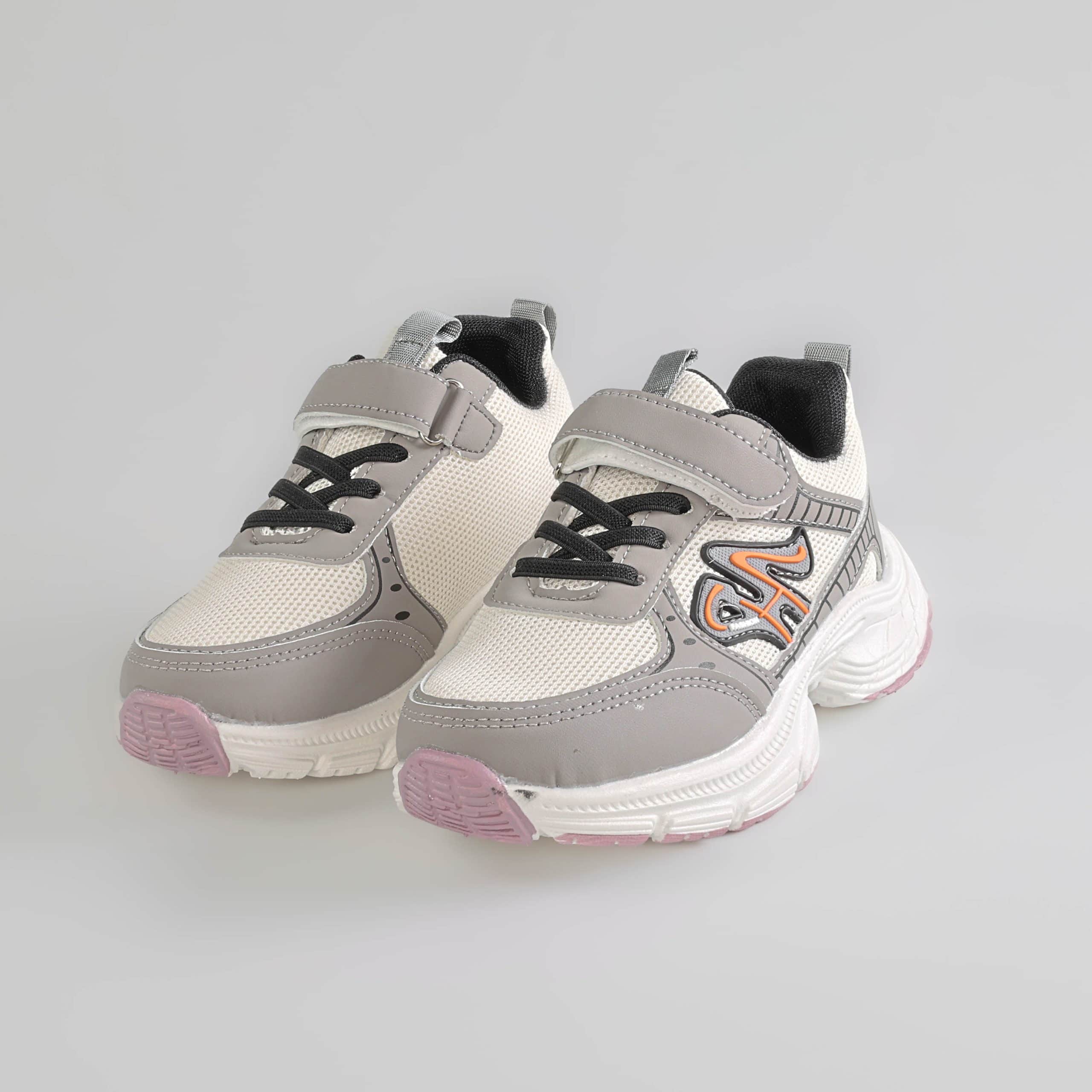 Enzo – Baskets Enfants en Gris.