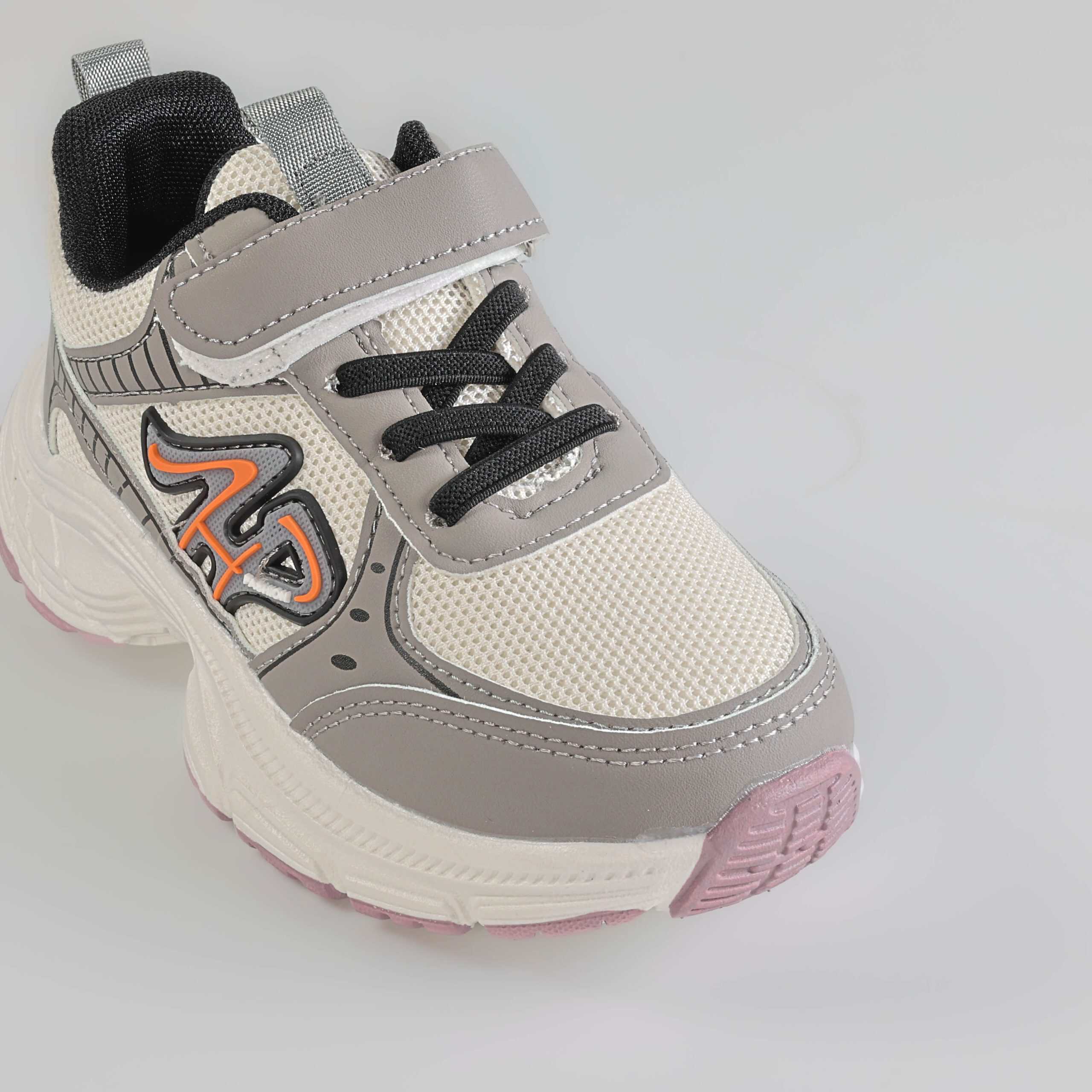 Enzo – Baskets Enfants en Gris.