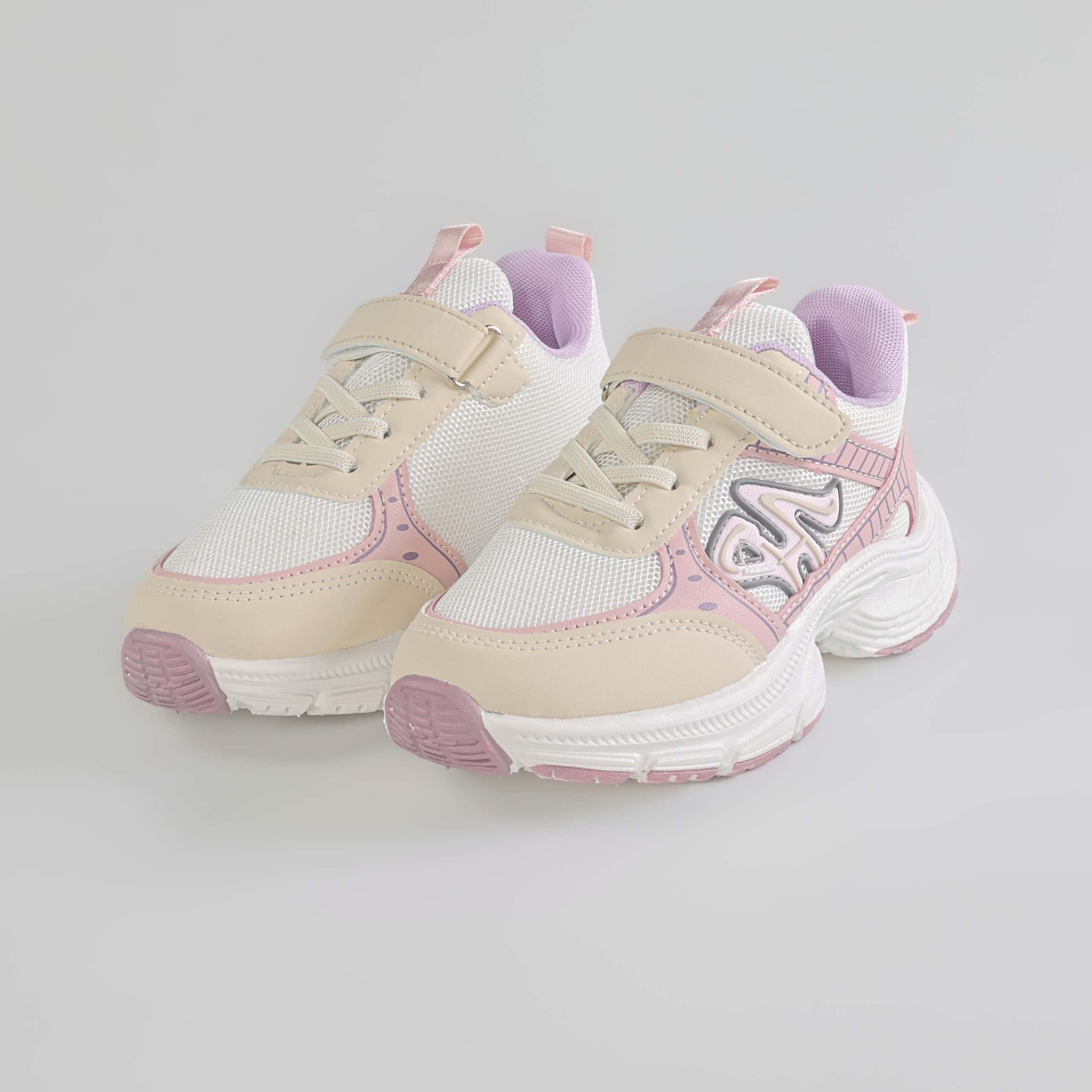 Enzo – Baskets Enfants en Beige.