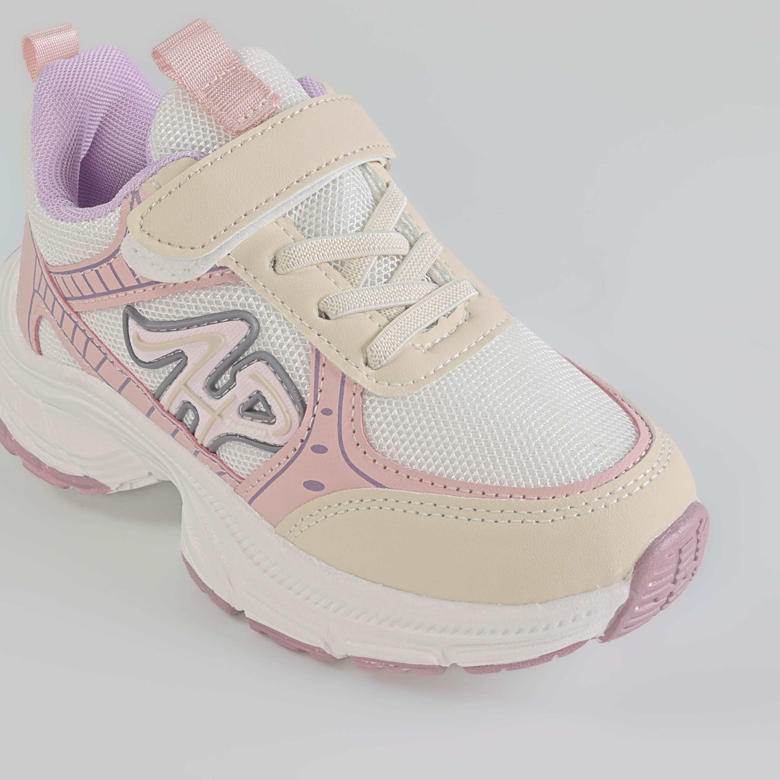 Enzo – Baskets Enfants en Beige.
