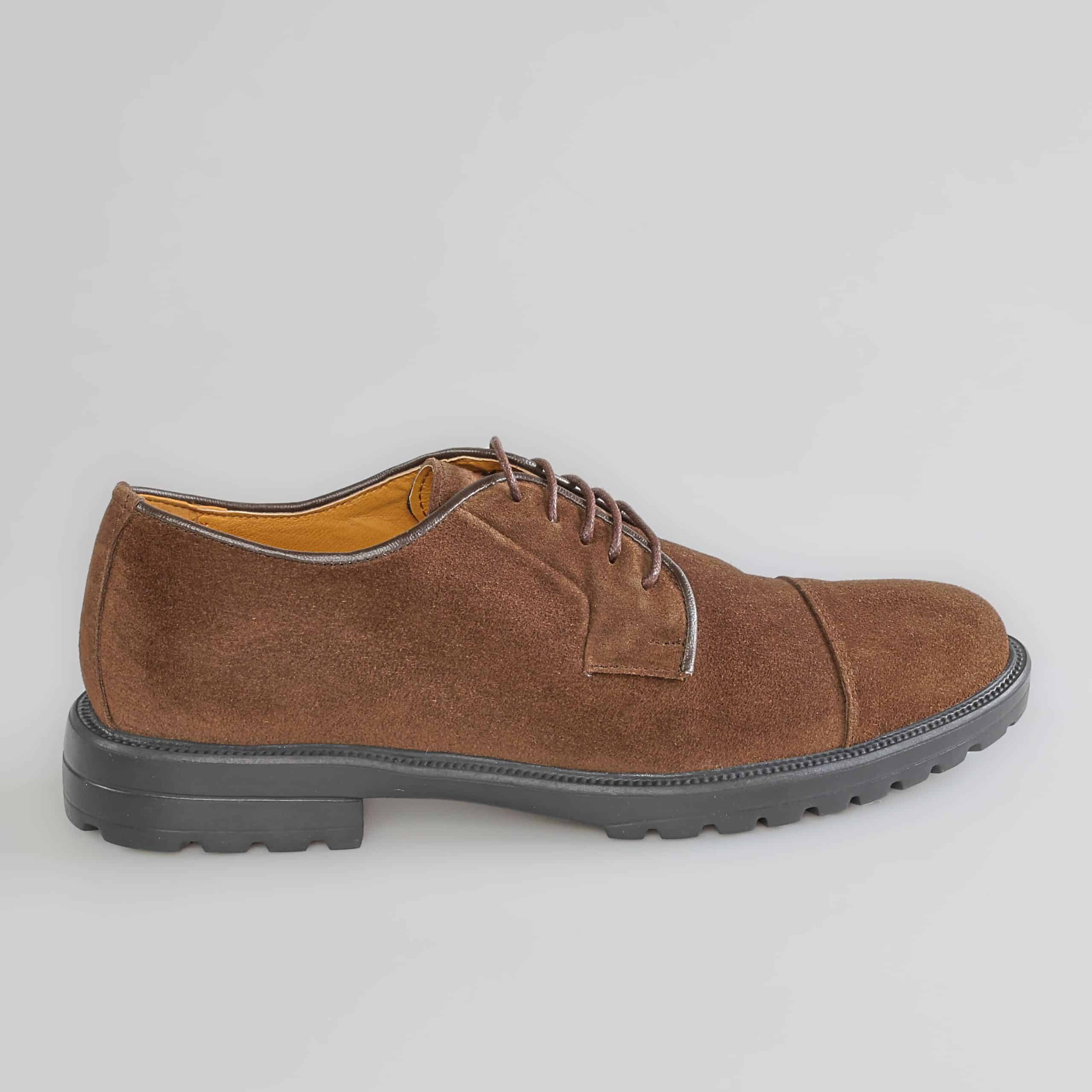Byron – Chaussures de ville en Cuir Vert.