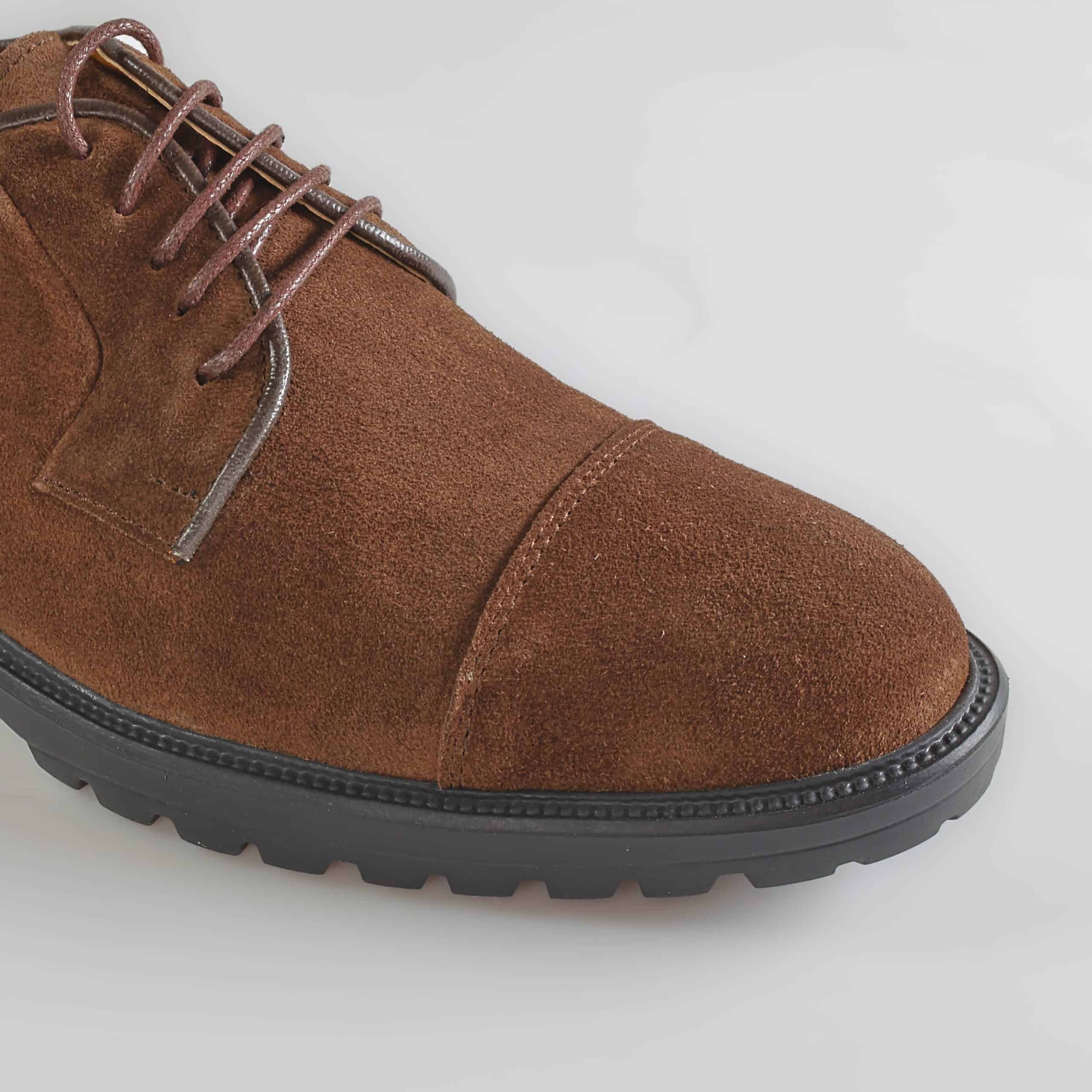 Byron – Chaussures de ville en Cuir Vert.