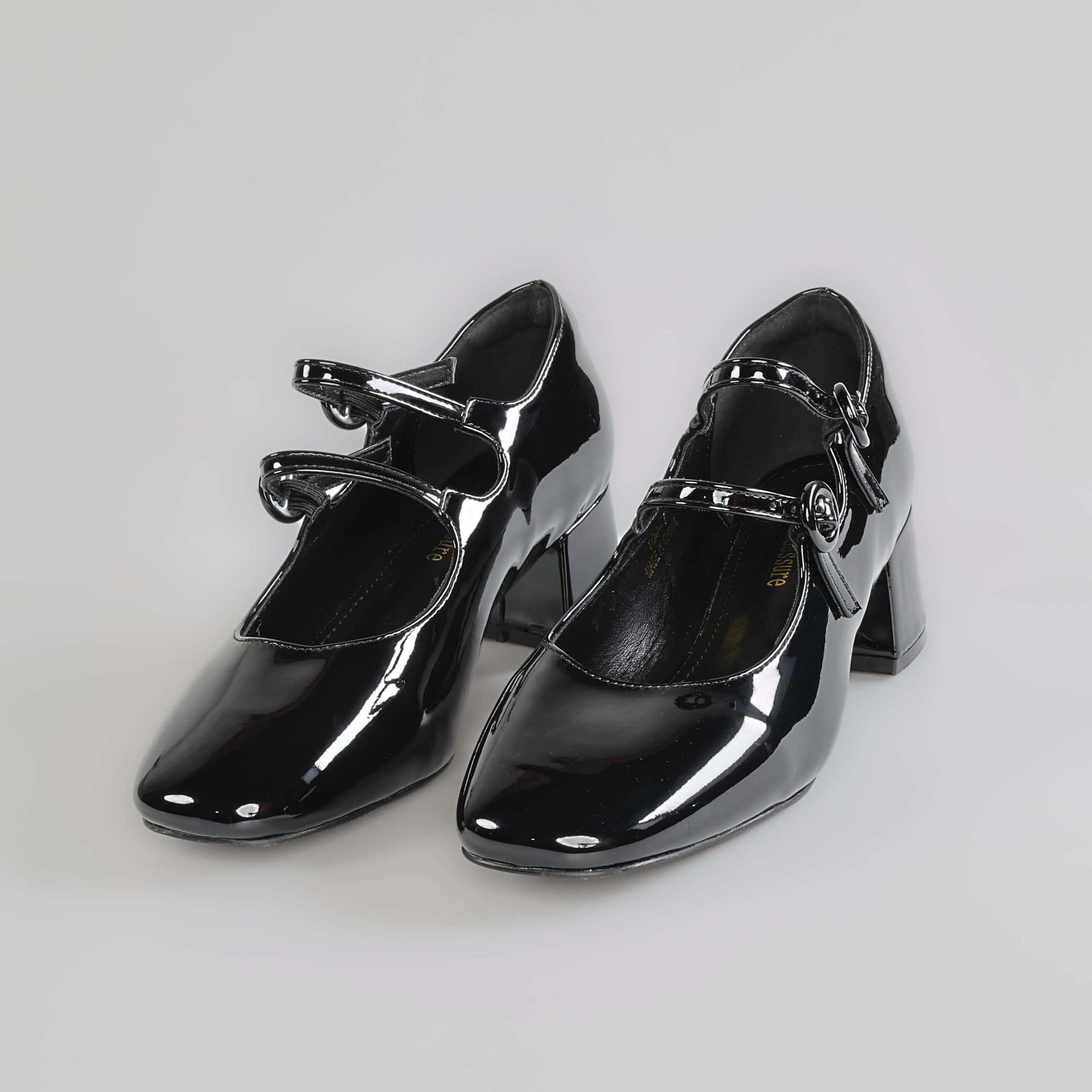 MARY – Escarpins à bride Femmes en Noir.