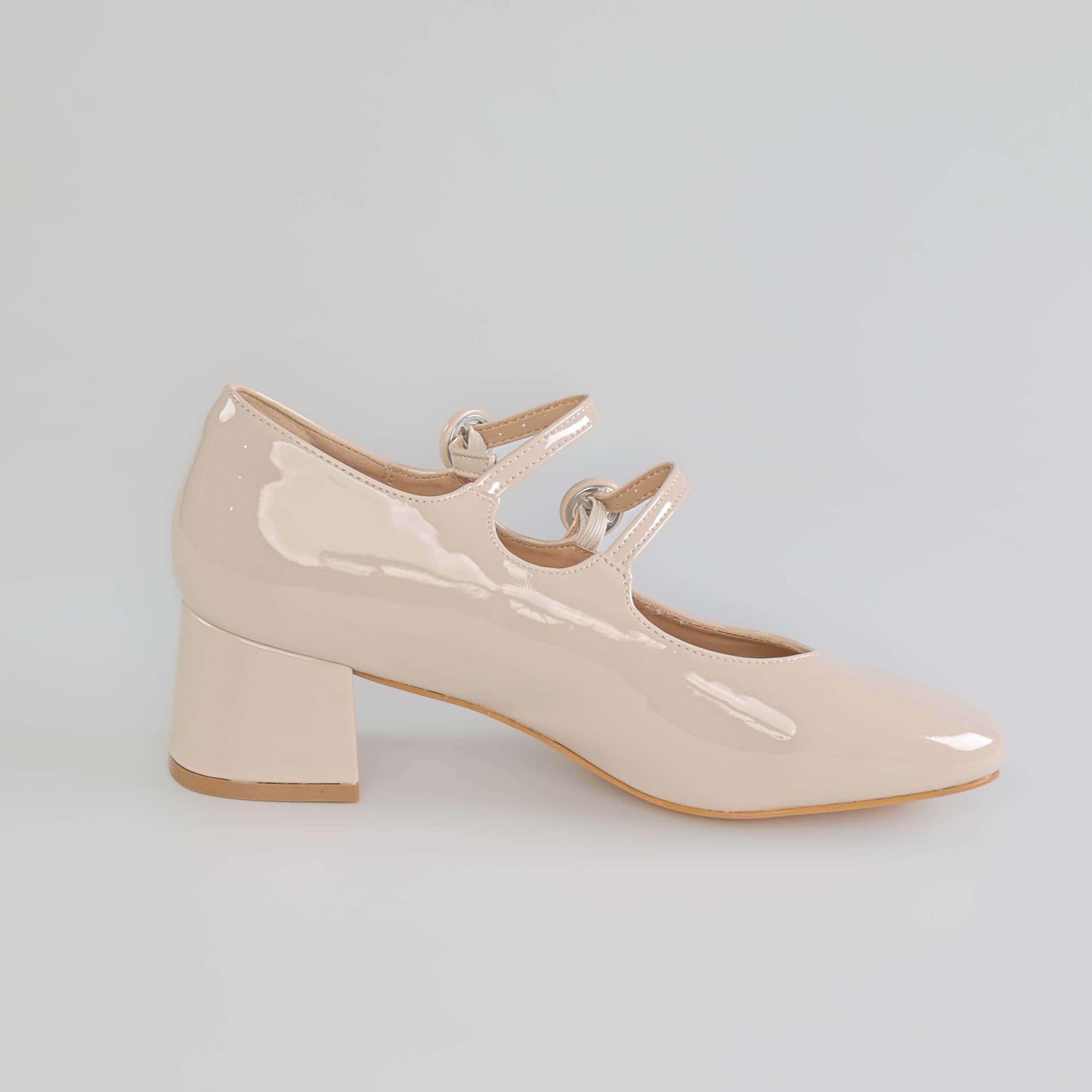 MARY – Escarpins à bride Femmes en Beige.
