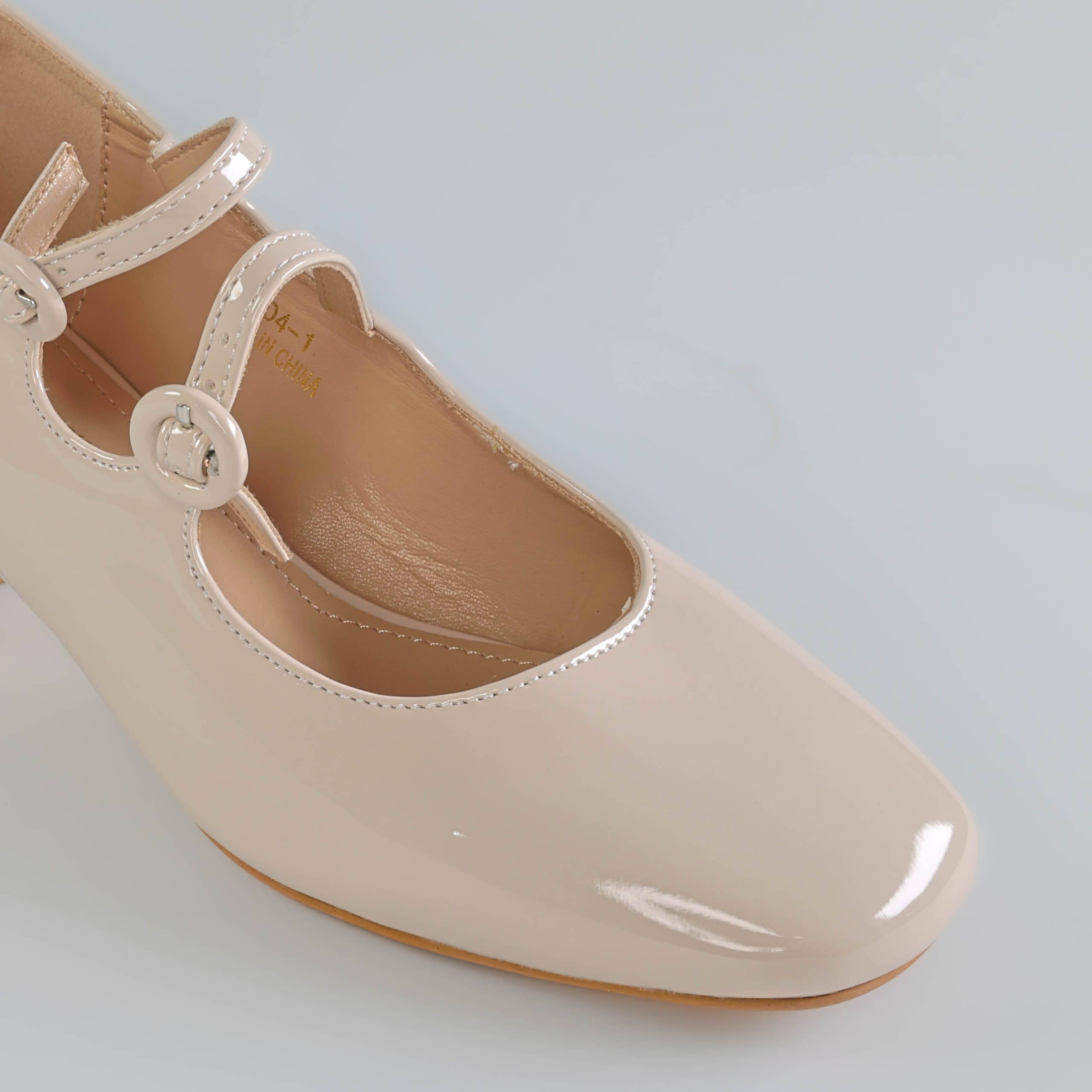 MARY – Escarpins à bride Femmes en Beige.