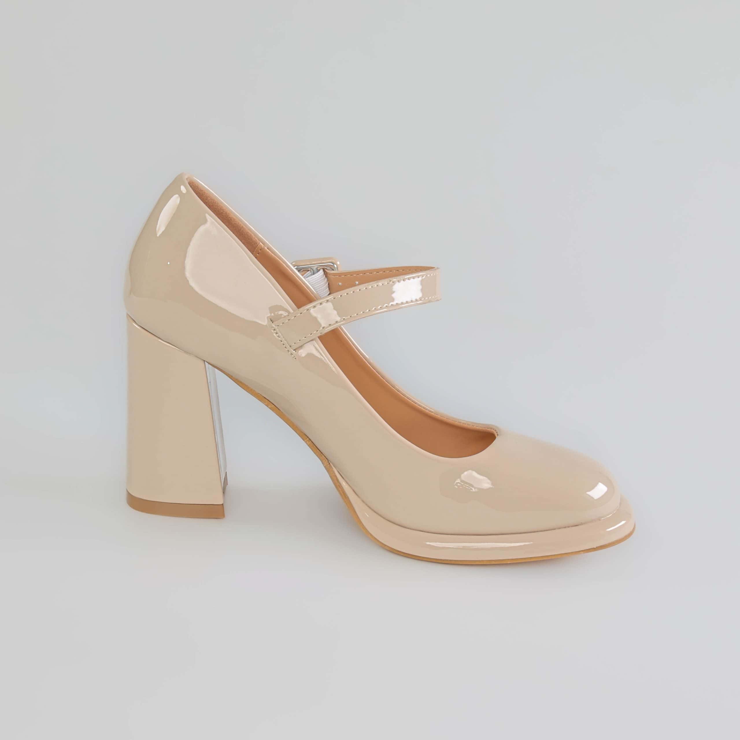 Viva – Escapins à bride Femmes en Beige.