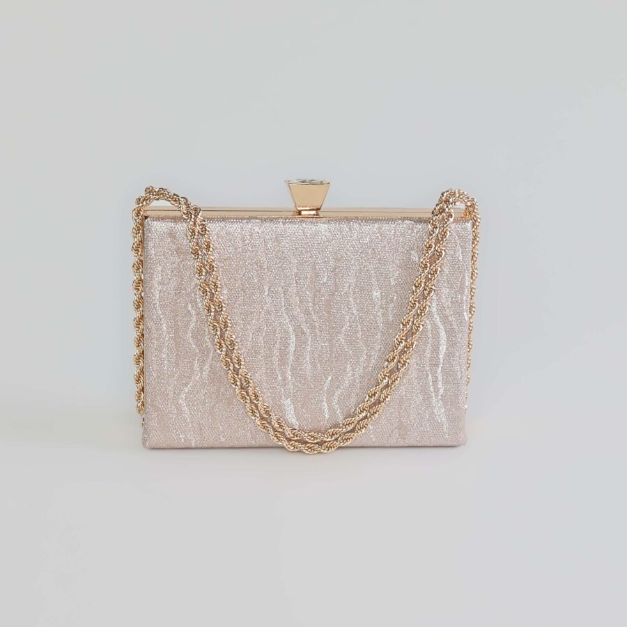 Moonlight – Sac soirée en Rose Doré.
