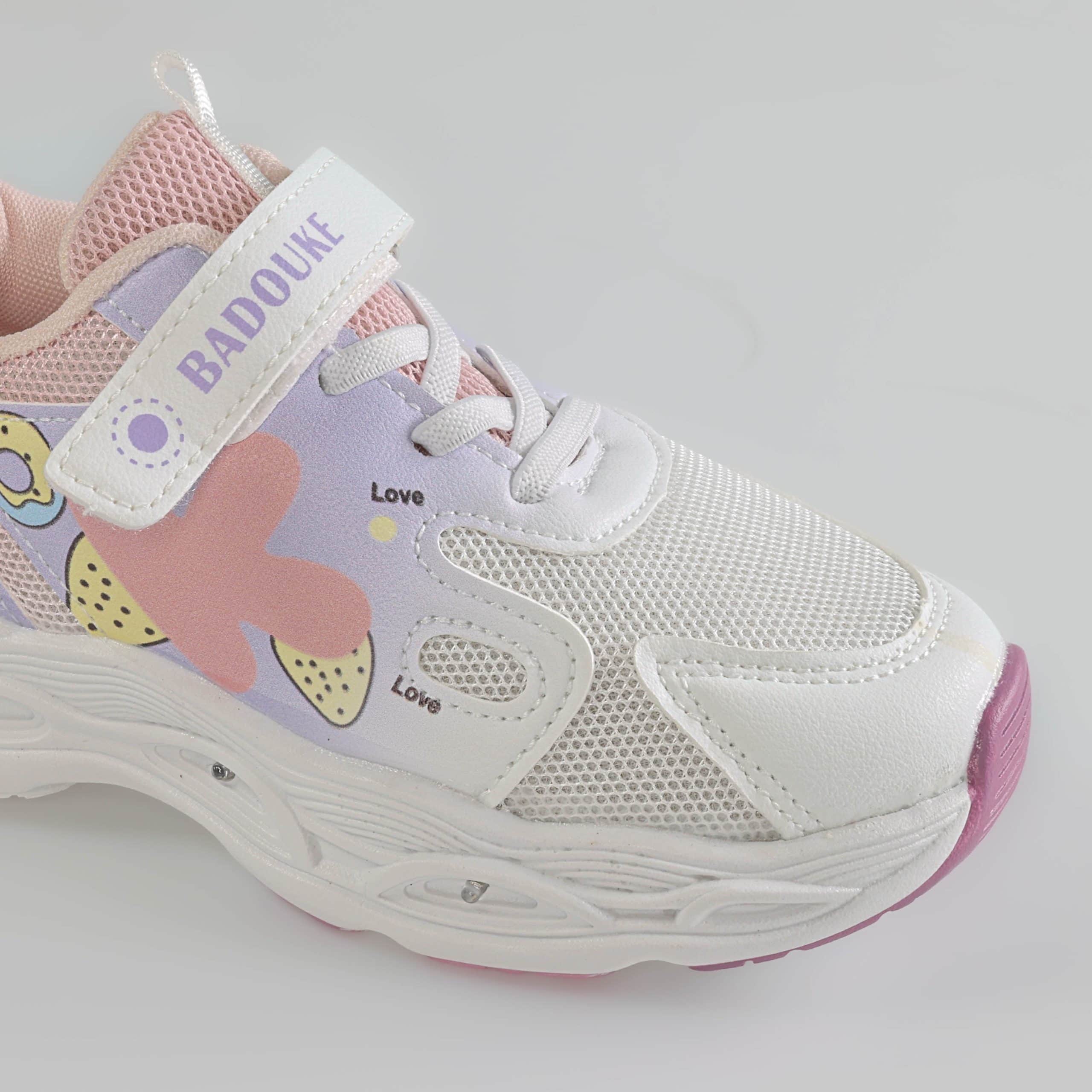 Junior Star – Baskets Enfants en Rose.