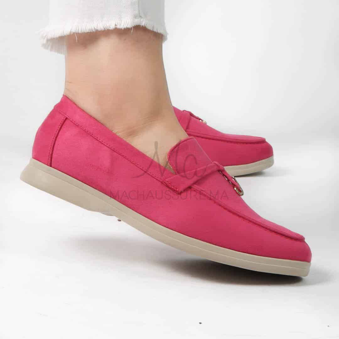 OPERA – Mocassins en Fuchsia.