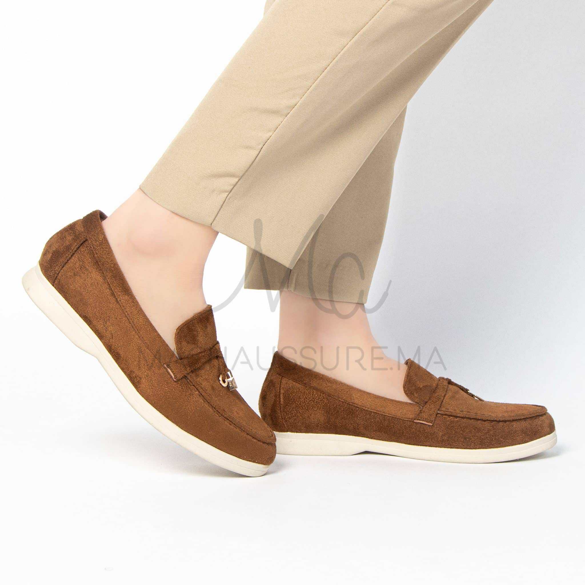 Opera - Mocassins Femme en Marron.