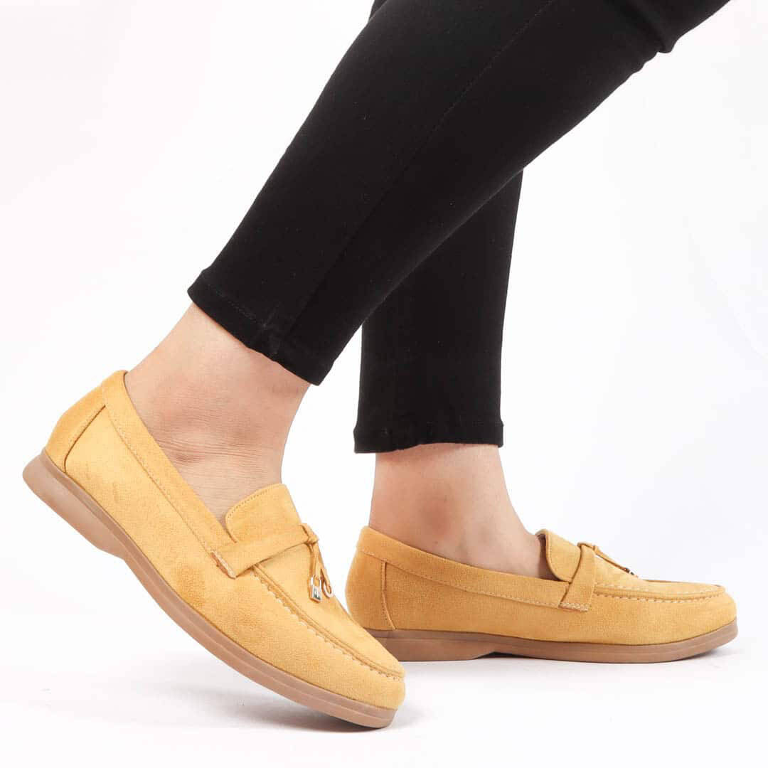 OPERA - Mocassins en Moutarde.