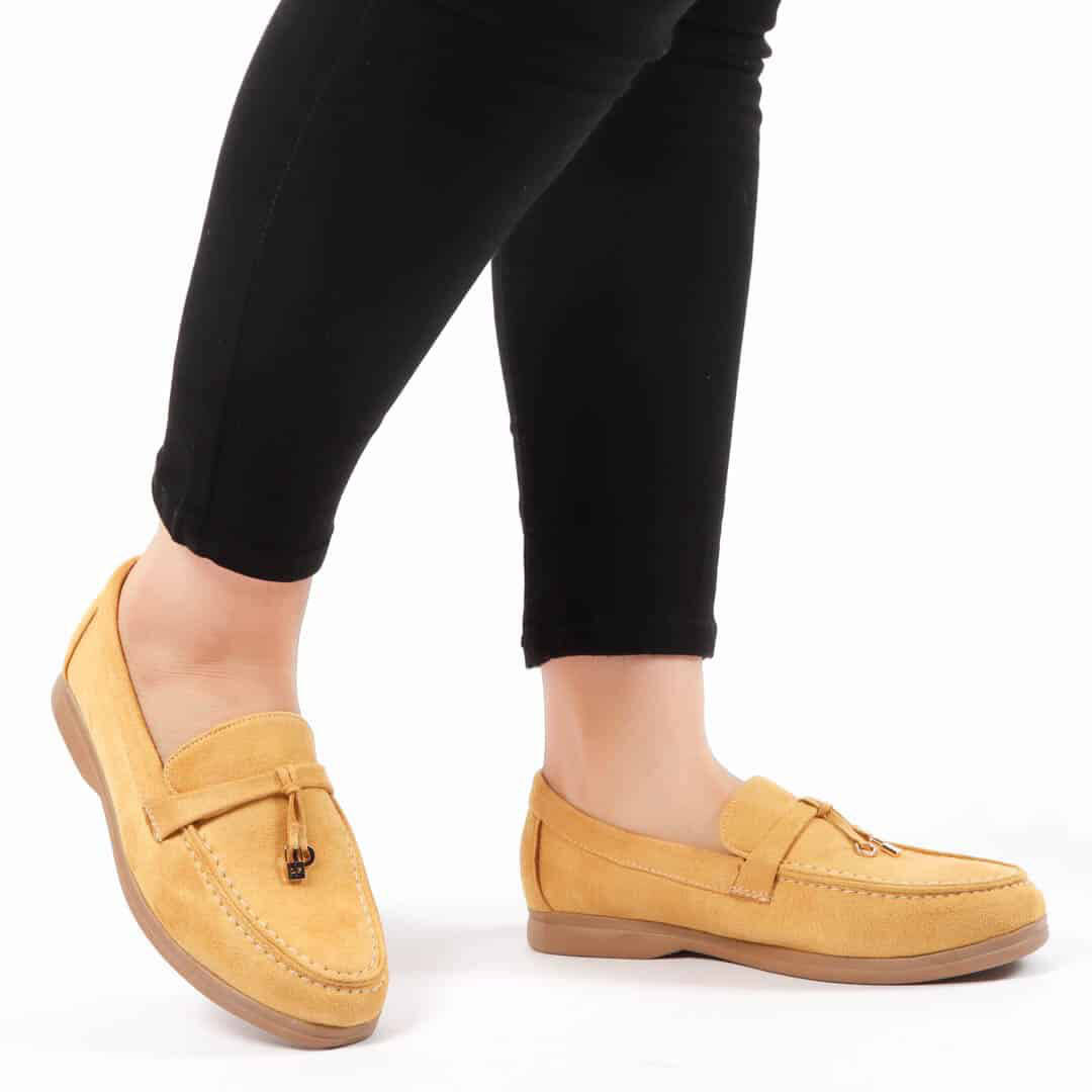 OPERA - Mocassins en Moutarde.