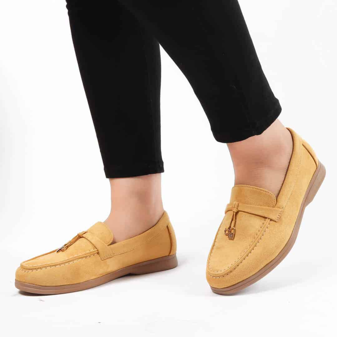 OPERA - Mocassins en Moutarde.